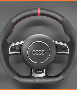 MEWANT Steering Wheel Cover For Audi TT RS (8J) Coupe R8 RS