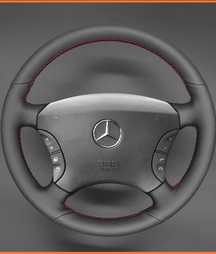 MEWANT Steering Wheel Cover for Benz CL-Class C215 2000-2006 / S-Class W220 2000-2006