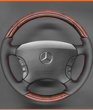 MEWANT steering wheel cover for BENZ CL-Class C215 2000-2006 / S-Class W220 2000-2006