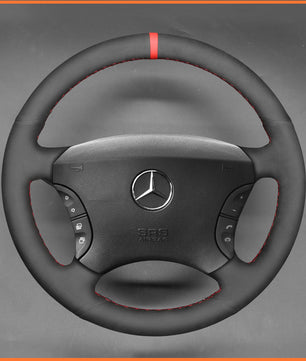 MEWANT steering wheel cover for BENZ CL-Class C215 2000-2006 / S-Class W220 2000-2006