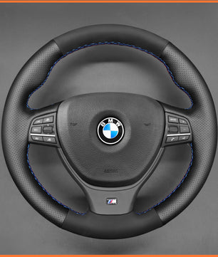 MEWANT steering wheel cover for BMW 5 Series M Sport F10 F11 F07 F12 F13 F06 F01 F10