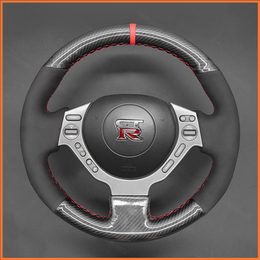 MEWANT Steering Wheel Cover for Nissan GTR GT-R (Nismo) 2008-2016