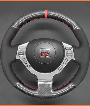 MEWANT Steering Wheel Cover for Nissan GTR GT-R (Nismo) 2008-2016