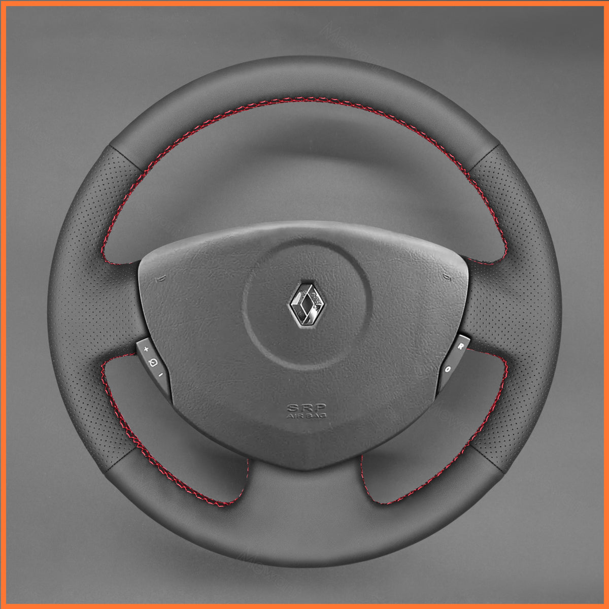 MEWANT Lenkradbezug für Renault Clio 2 2001-2008 / Twingo 2 2007-2014