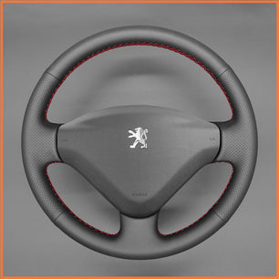 MEWANT Lenkradbezug für Peugeot 206 (206+/206 Plus) / 207/207 CC / 207 SW/Expert (Expert Tepee) / Partner/Partner Tepee Citroen Berlingo/Jumpy/FIAT Scudo
