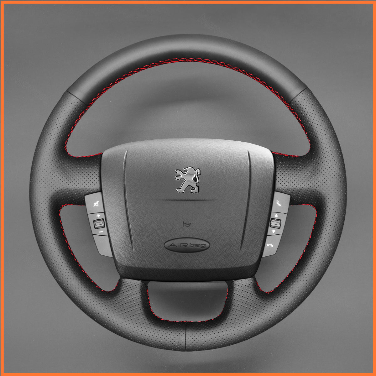 MEWANT Lenkradbezug für Peugeot Boxer 2007-2022, Citroen Jumper 2007-2022, Fiat Ducato 2006-2021