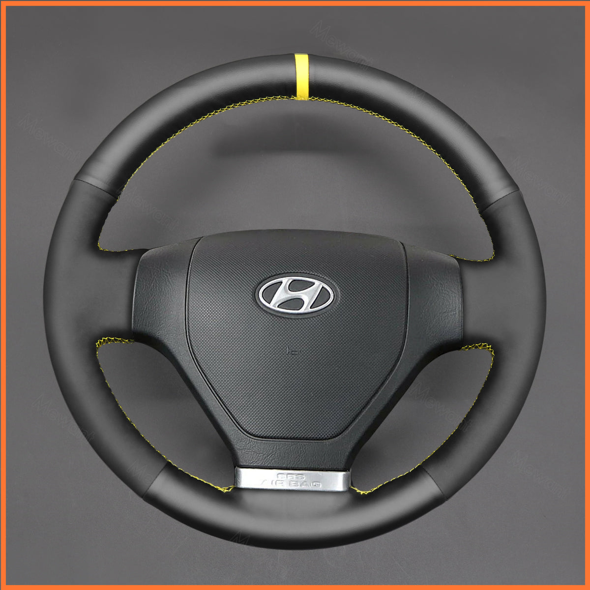 MEWANT steering wheel cover for Hyundai Coupe 2002-2007