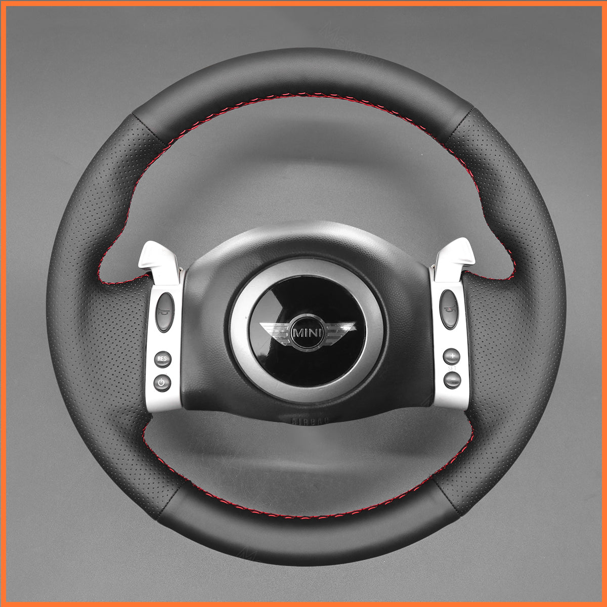MEWANT Lenkradbezug für Mini(Hatchback/Mini R50/R52/R53) 2001-2006 / Convertible 2004-2008