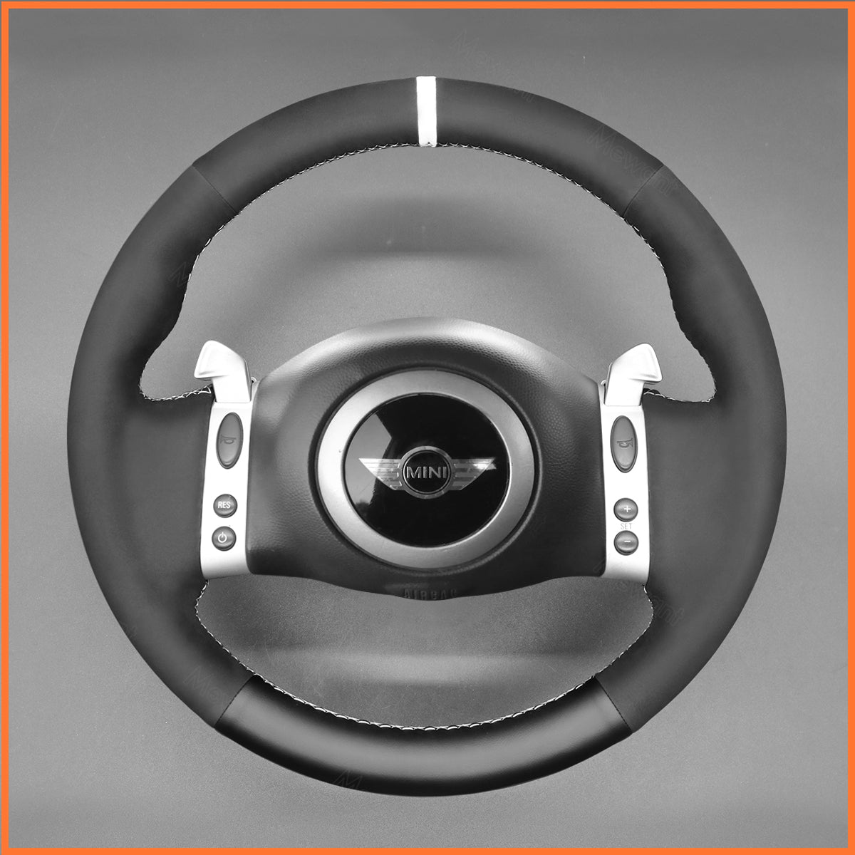 MEWANT Lenkradbezug für Mini(Hatchback/Mini R50/R52/R53) 2001-2006 / Convertible 2004-2008