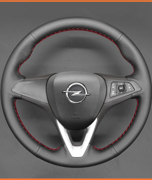 MEWANT Lenkradbezug für Opel Astra (K) 2015-2020 /  Corsa (E) /  Crossland X / Grandland X  / Insignia (CT) B 2017-2020 / Zafira (C) 2016-2019