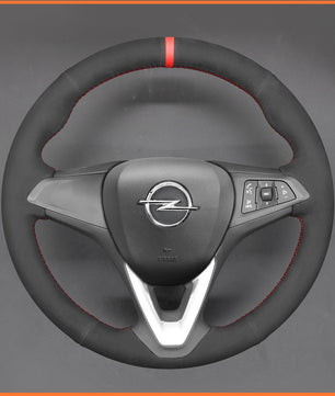 MEWANT Lenkradbezug für Opel Astra (K) 2015-2020 /  Corsa (E) /  Crossland X / Grandland X  / Insignia (CT) B 2017-2020 / Zafira (C) 2016-2019