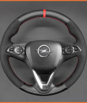 MEWANT Lenkradbezug für Opel Astra (K) 2015-2020 /  Corsa (E) /  Crossland X / Grandland X  / Insignia (CT) B 2017-2020 / Zafira (C) 2016-2019
