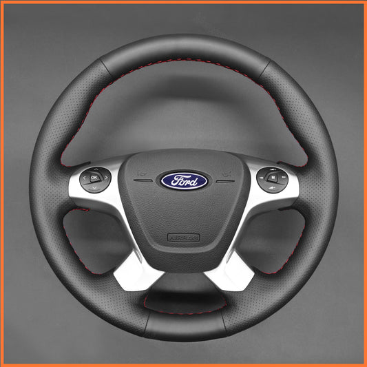 MEWANT steering wheel cover for Ford Tourneo Connect / Grand Tourneo Connect / Tourneo Custom / Transit / Transit Connect / Transit Custom