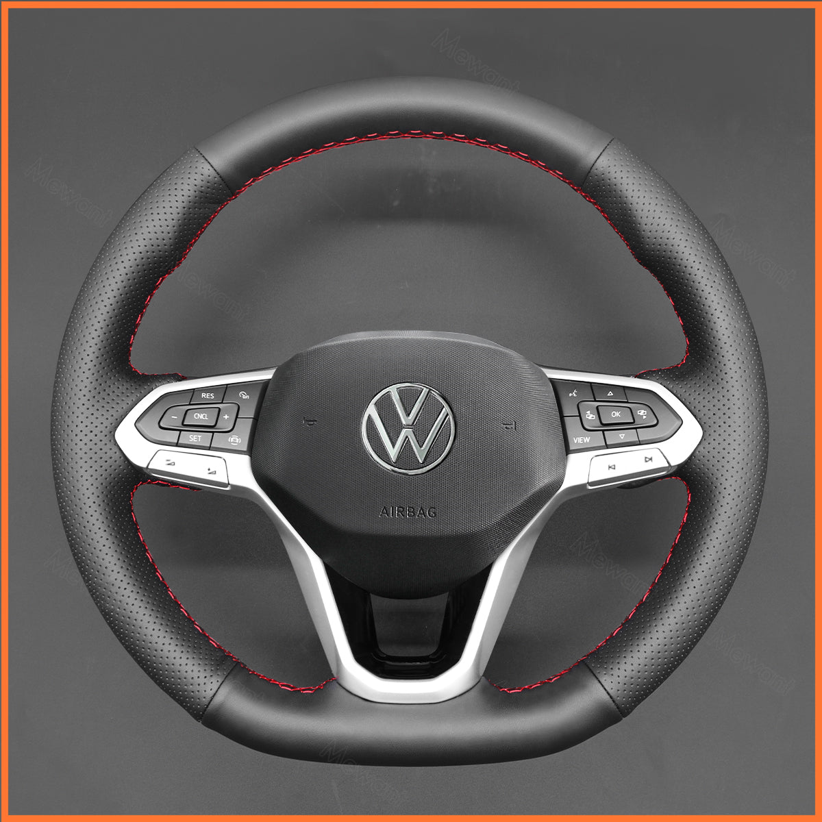 MEWANT steering wheel cover for Volkswagen VW Passat B8 2019-2021