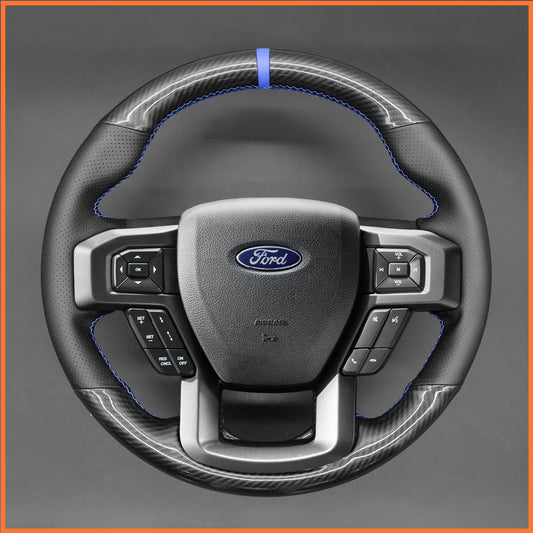 MEWANT Steering Wheel Cover for Ford F-150 F150 Raptor 2015-2021