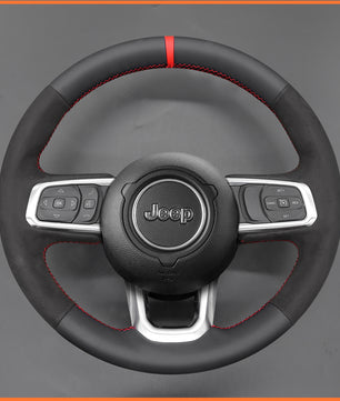 MEWANT Steering Wheel Cover for Jeep Wrangler (JL) 2018-2023 / Gladiator (JT) 2020-2023