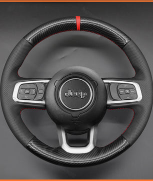 MEWANT Steering Wheel Cover for Jeep Wrangler (JL) 2018-2023 / Gladiator (JT) 2020-2023