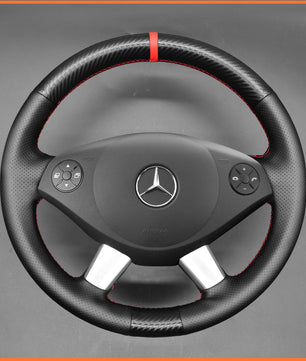 MEWANT steering wheel cover for Benz W639 Viano 2010-2015 / Vito 2010-2015 / Valente 2012-2015