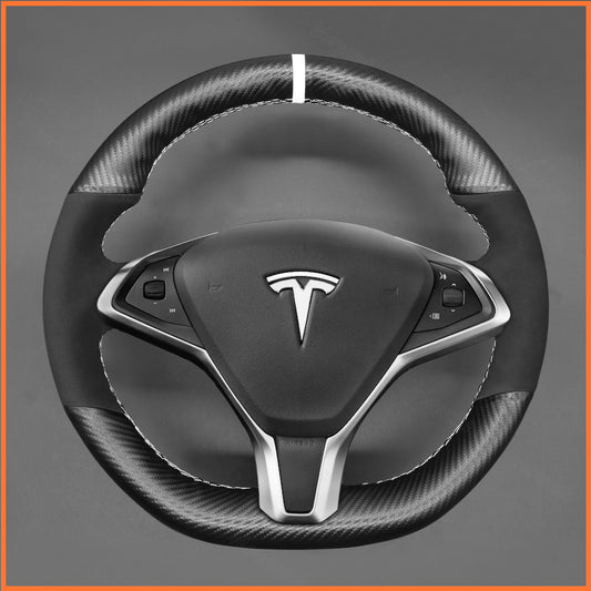 MEWANT steering wheel cover for Tesla model S 2013-2017