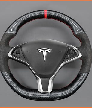 MEWANT steering wheel cover for Tesla model S 2013-2017