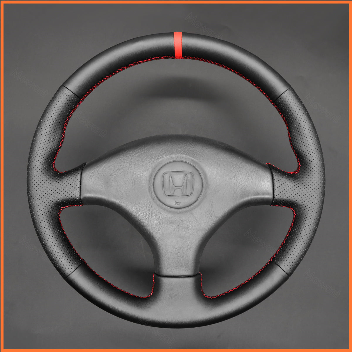 MEWANT Steering Wheel Cover for Honda Civic 6 / Civic EK CTR EK3 EK4 / Civic Type R Sir EK9 1996-2000