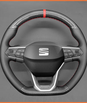 MEWANT Lenkradbezug für SEAT Leon IV 2020-2022 / Ibiza 6F 2021-2022 / Ateca 2020-2022 / Arona 2021-2022 / Tarraco 2020-2022