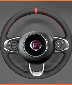 MEWANT steering wheel cover for Fiat 500 2015-2021 / 500C 2016-2021
