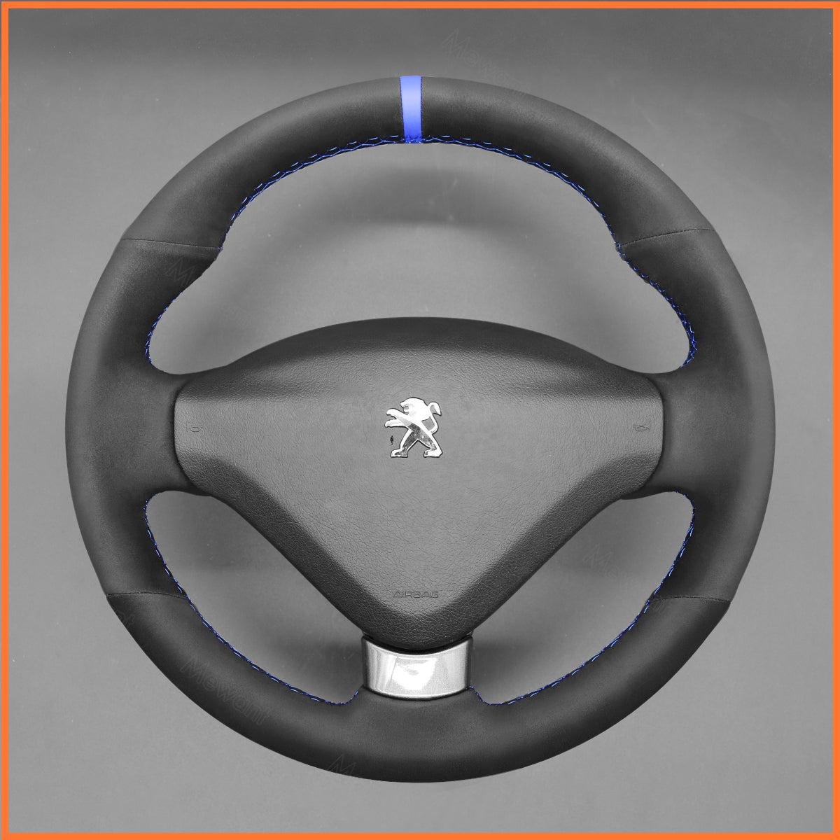 MEWANT Lenkradbezug für Peugeot 207 2010-2012 / 207 CC 2007-2015 / 207 SW 2011-2013