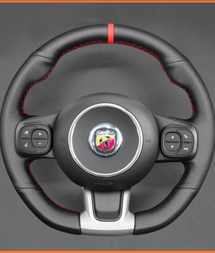 MEWANT steering wheel cover for Fiat Abarth 595 595C 695 695C Fiat 500 500C
