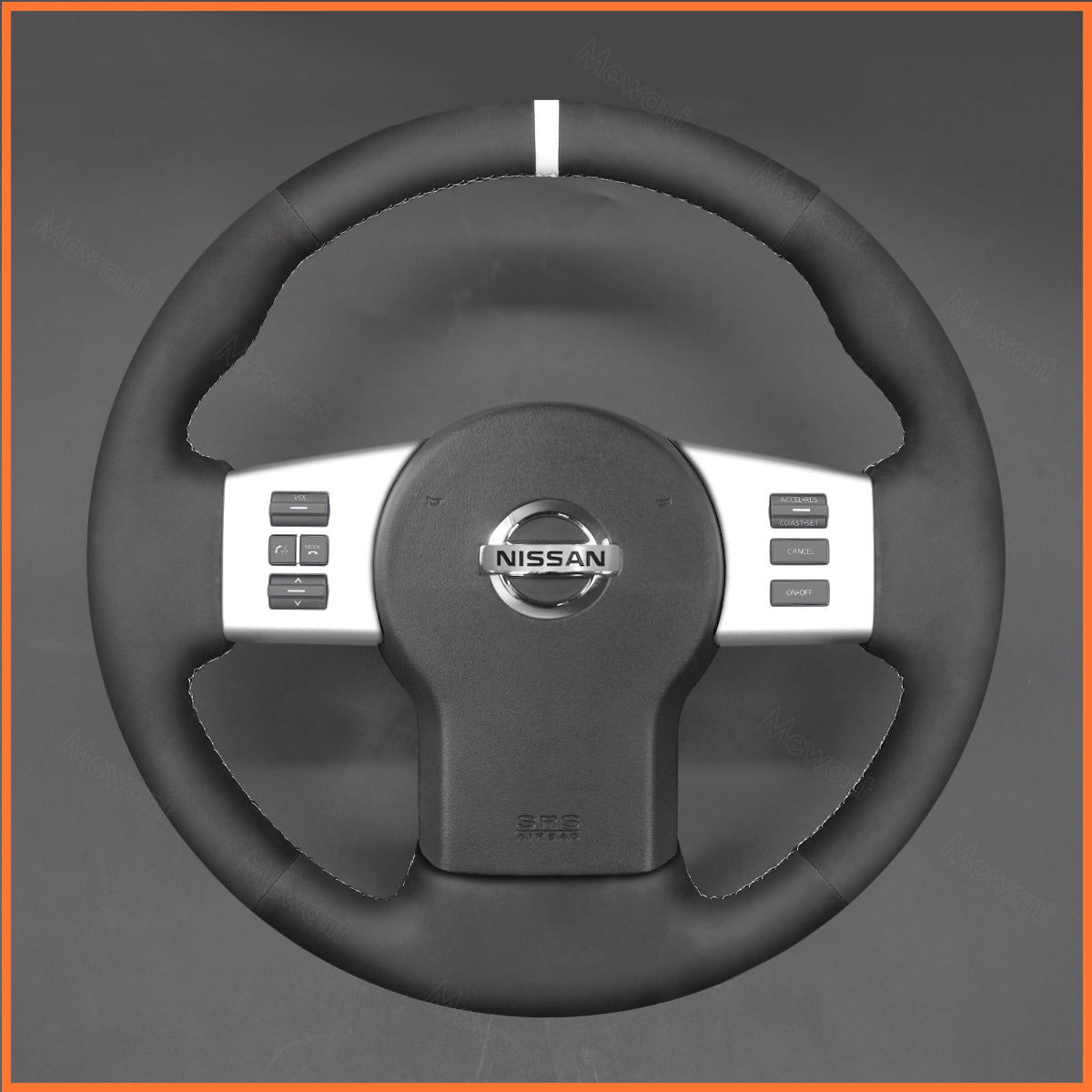 MEWANT Steering Wheel Cover for Nissan Navara 2005-2015 / Pathfinder 2005-2015