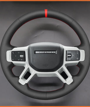 MEWANT Steering Wheel Cover for Land Rover Defender (L663) 2020-2024 / Discovery (Discovery 5) III(L462) 2021-2024