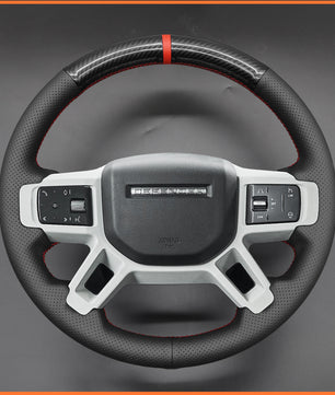 MEWANT Steering Wheel Cover for Land Rover Defender (L663) 2020-2024 / Discovery (Discovery 5) III(L462) 2021-2024