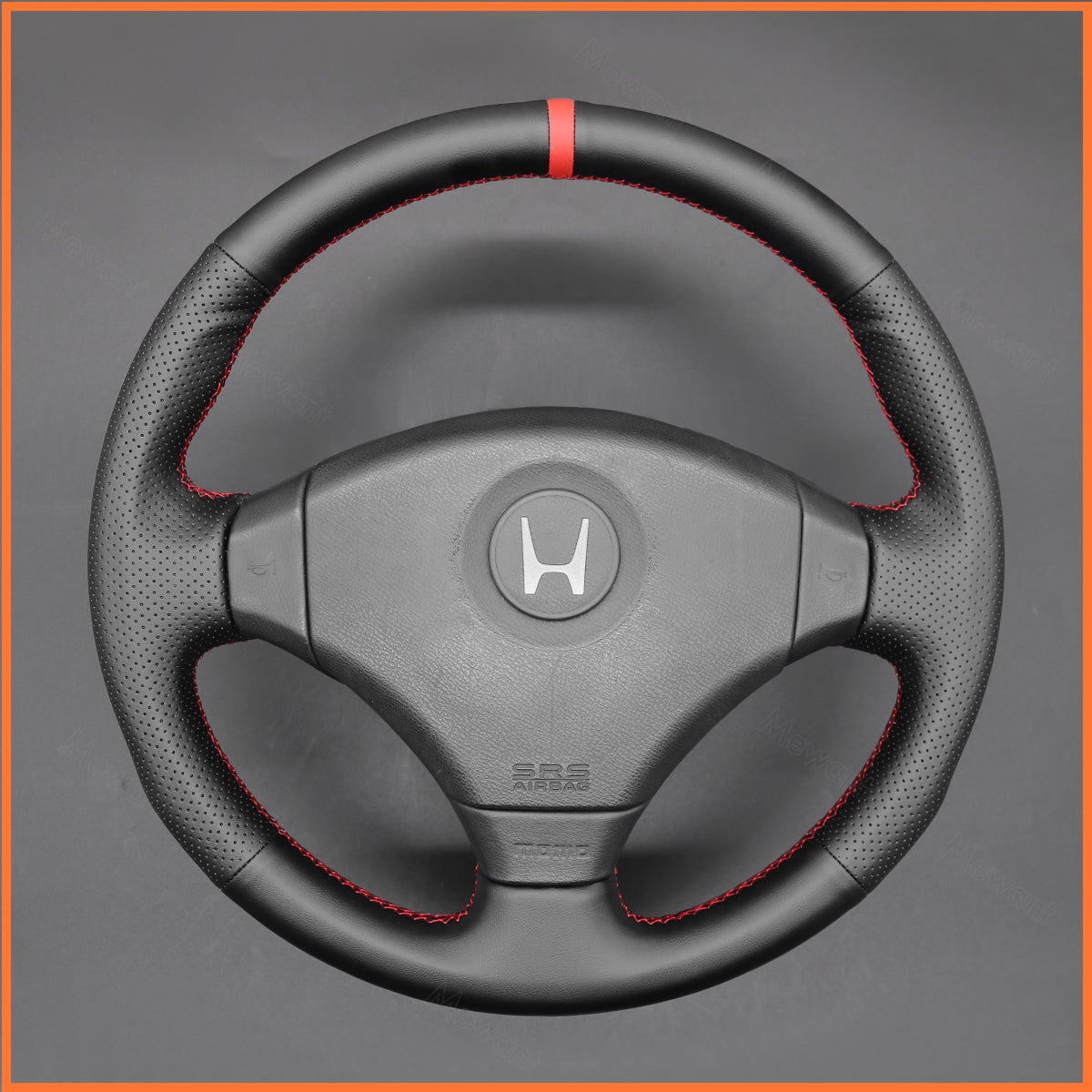 MEWANT Steering Wheel Cover for Honda Integra Type R DC2 / Civic Type R EK9 / Accord Type R 1999-2002