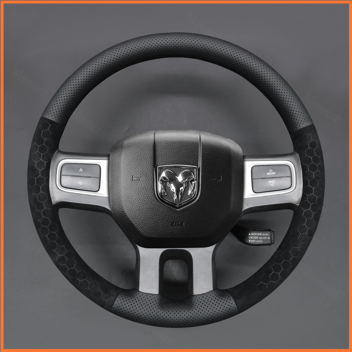 MEWANT Steering Wheel Cover for Dodge RAM 1500 2500 3500 2009-2012