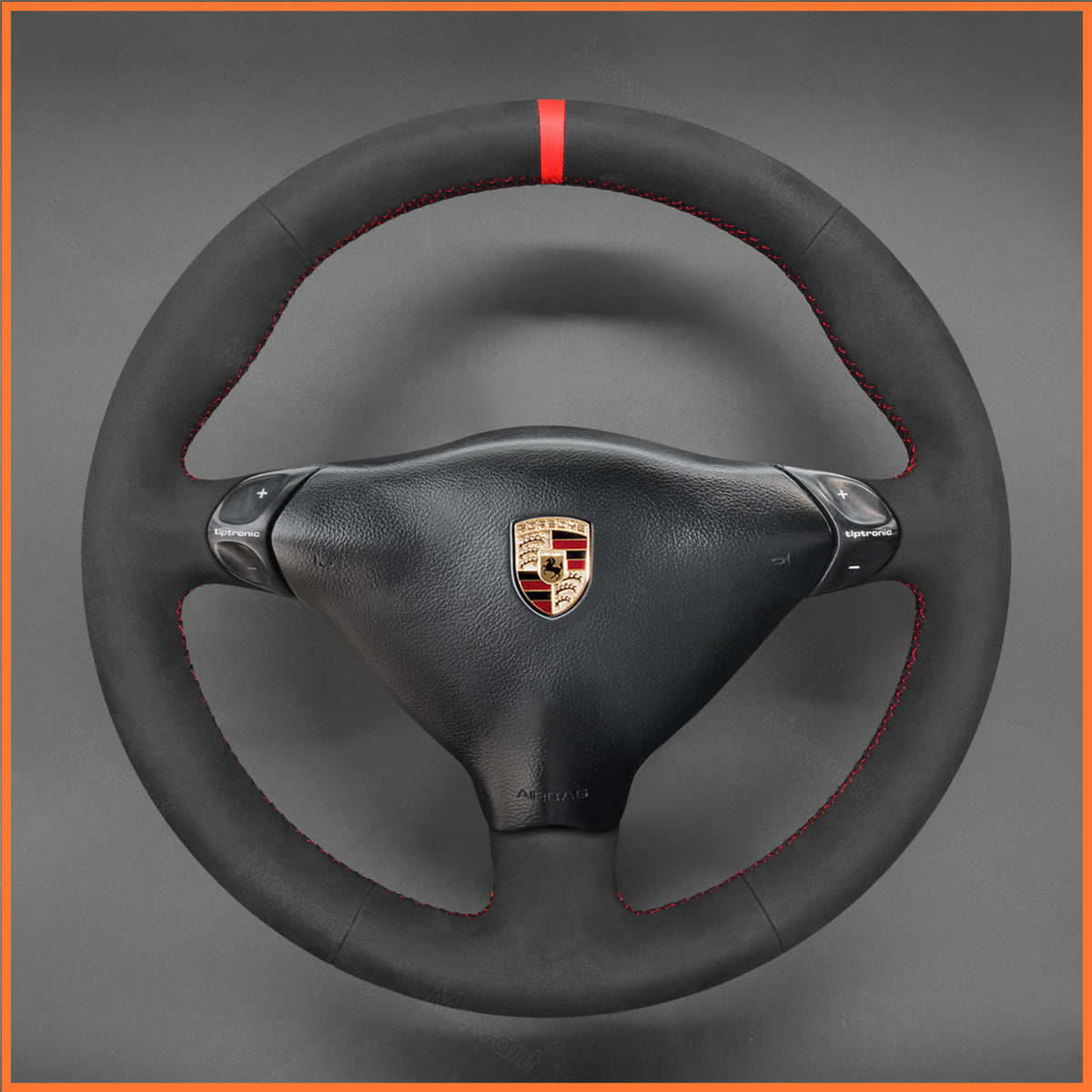 MEWANT Steering Wheel Cover for Porsche 911 Turbo 996 1997-2004