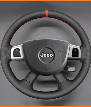 MEWANT steering wheel cover for Jeep Commander (XK) 2008 / Grand Cherokee III(WK) 2008-2010
