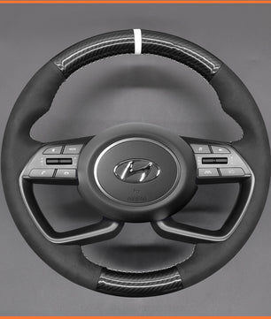 MEWANT steering wheel cover for Hyundai i20 III 2020-2023 / Bayon 2021-2024