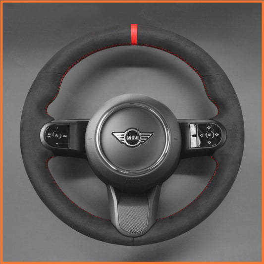 MEWANT Lenkradbezug für Mini Clubman (F54) 2021-2024 / Convertible (Cabrio) F57 2021-2024 / Countryman (F60) 2021-2024 / Hatchback (F55/F56) 2021-2024