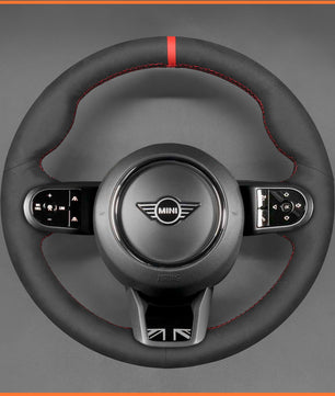 MEWANT Lenkradbezug für Mini Clubman (F54) 2021-2024 / Convertible (Cabrio) F57 2021-2024 / Countryman (F60) 2021-2024 / Hatchback (F55/F56) 2021-2024