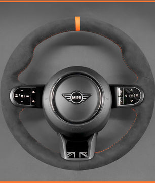 MEWANT Lenkradbezug für Mini Clubman (F54) 2021-2024 / Convertible (Cabrio) F57 2021-2024 / Countryman (F60) 2021-2024 / Hatchback (F55/F56) 2021-2024