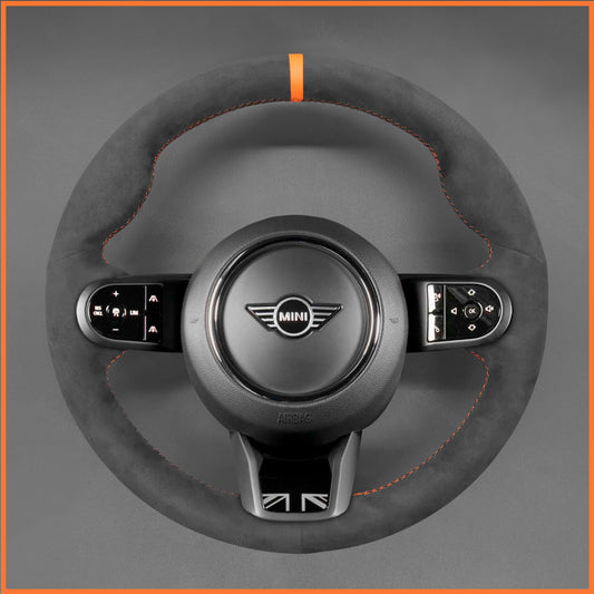 MEWANT Lenkradbezug für Mini Clubman (F54) 2021-2024 / Convertible (Cabrio) F57 2021-2024 / Countryman (F60) 2021-2024 / Hatchback (F55/F56) 2021-2024