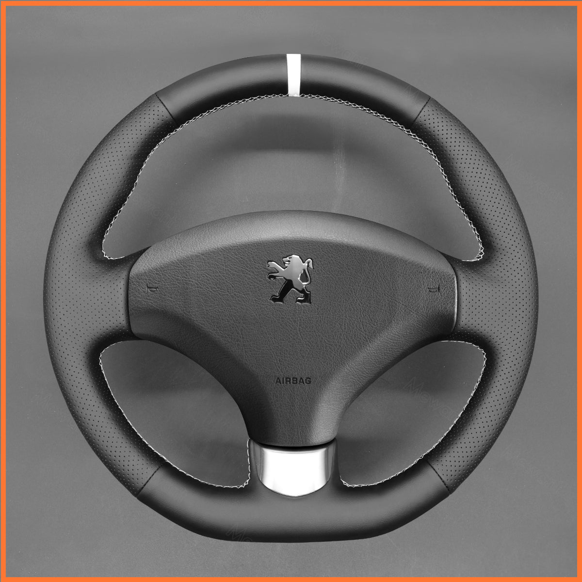 MEWANT Lenkradbezug für Peugeot 308 / 308 CC  / 308 SW / RCZ  / 3008  / 5008 2009-2017