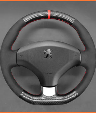 MEWANT Lenkradbezug für Peugeot 308 / 308 CC  / 308 SW / RCZ  / 3008  / 5008 2009-2017