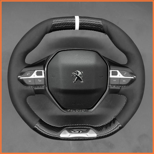 MEWANT Lenkradbezug für Peugeot 208 308 (GT/GT Line) 2008 3008 508 SW 5008 Rifter