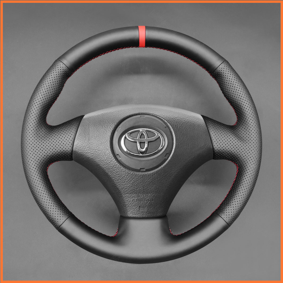 MEWANT Steering Wheel Cover for Toyota Corolla (Verso) 2002-2004 / Yaris (Verso) 1999-2005