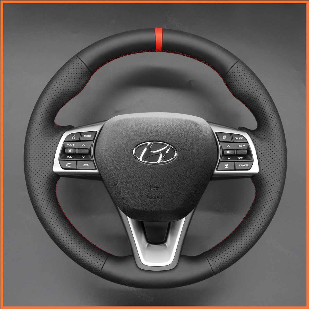 MEWANT steering wheel cover for Hyundai Sonata 2015-2019