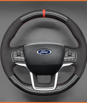MEWANT Steering Wheel Cover for Ford Explorer 2020-2024