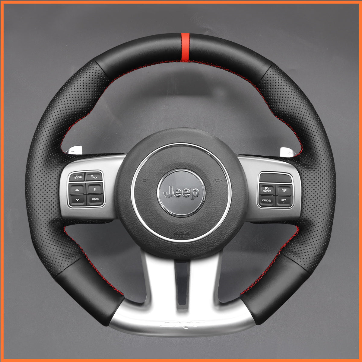 MEWANT Steering Wheel Cover for Jeep Grand Cherokee (SRT) 2012-2013