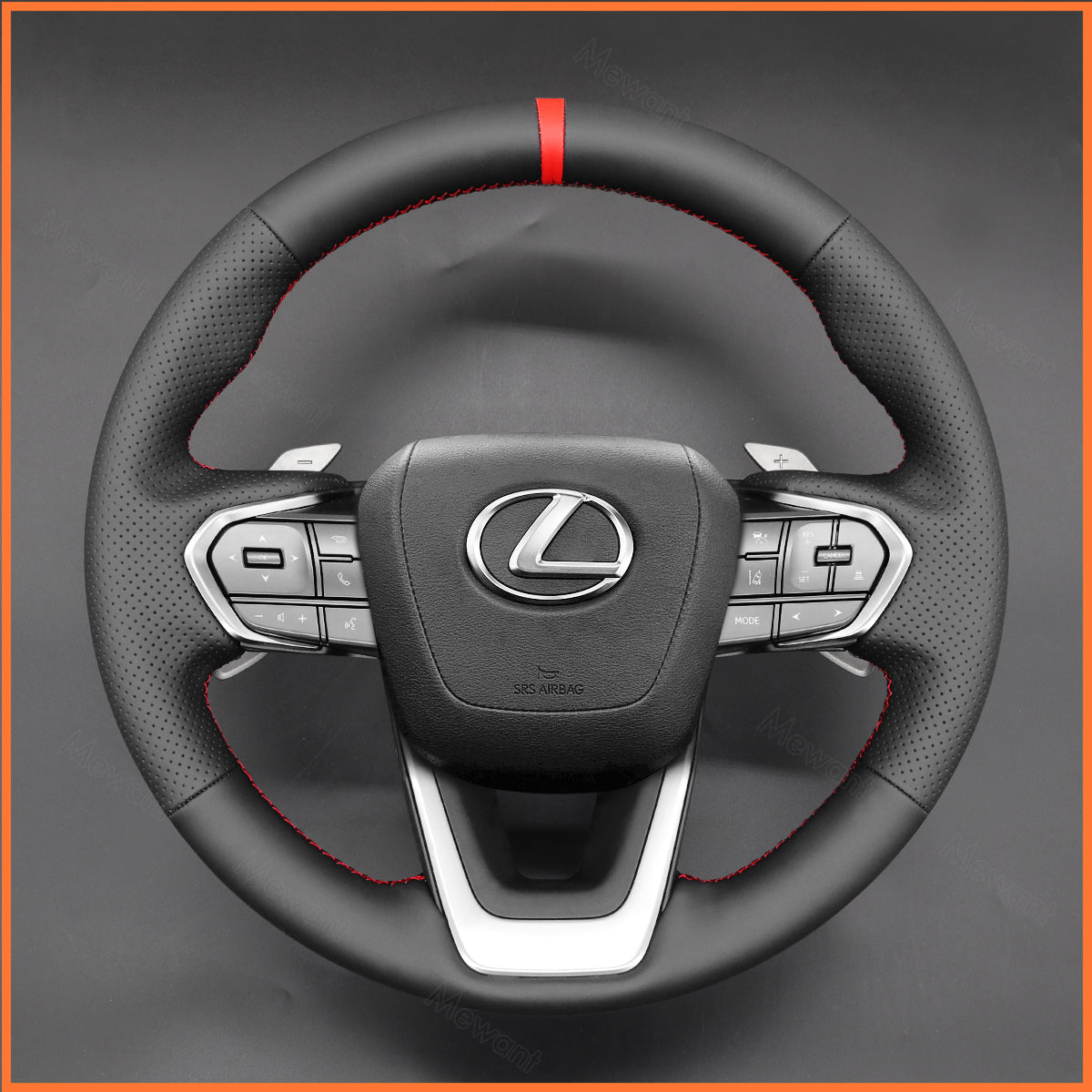MEWANT Steering Wheel Cover for Lexus GX550 LBX NX250 NX350h NX450h NX350 NX450h F Sport TX350 TX500h LX600 LX700h