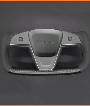 MEWANT Steering Wheel Cover for Tesla Model S 2022-2023 / Model X 2022-2023